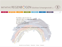 Tablet Screenshot of initiative-regenbogen.de